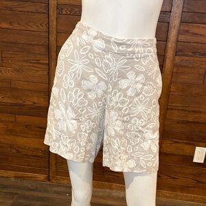 Northern Reflections Beige Floral Shorts